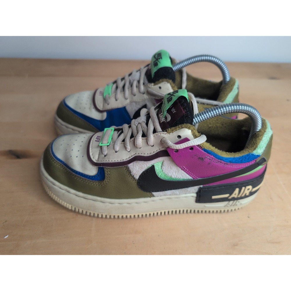 Nike Air Force 1 Shadow Cactus Flower Olive Flak CT1985-500 Women's Size 7